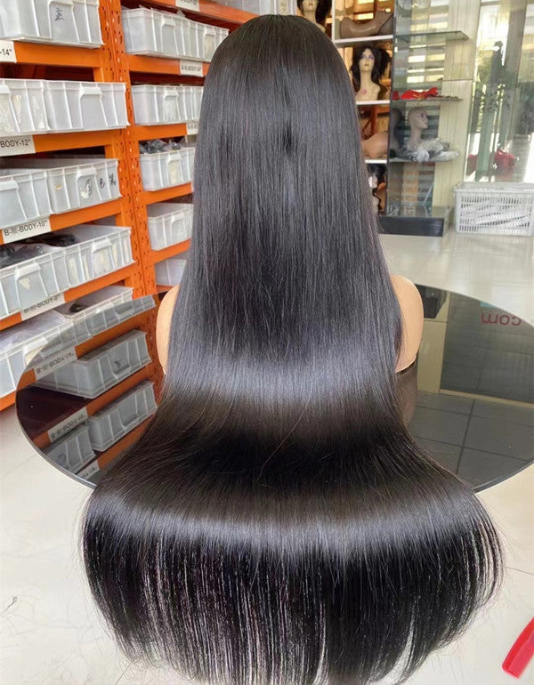 Luxury Choice | Super Density Silky Straight 13x4 Frontal Lace Long Wig 100% Human Hair UC019