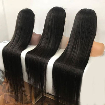 Long 36inch 38inch 40inch Vietnam Virgin Hair  Straight Body Wave 13X4 Lace Front Wig UC029