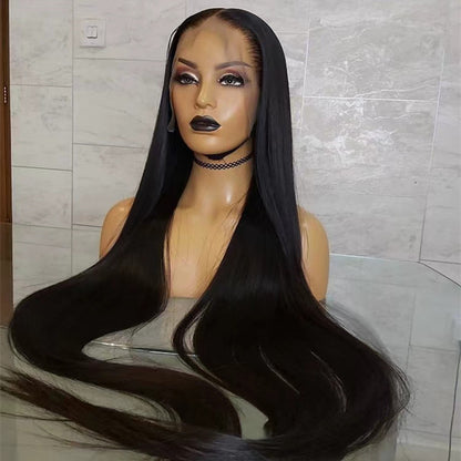 Long 36inch 38inch 40inch Vietnam Virgin Hair  Straight Body Wave 13X4 Lace Front Wig UC029