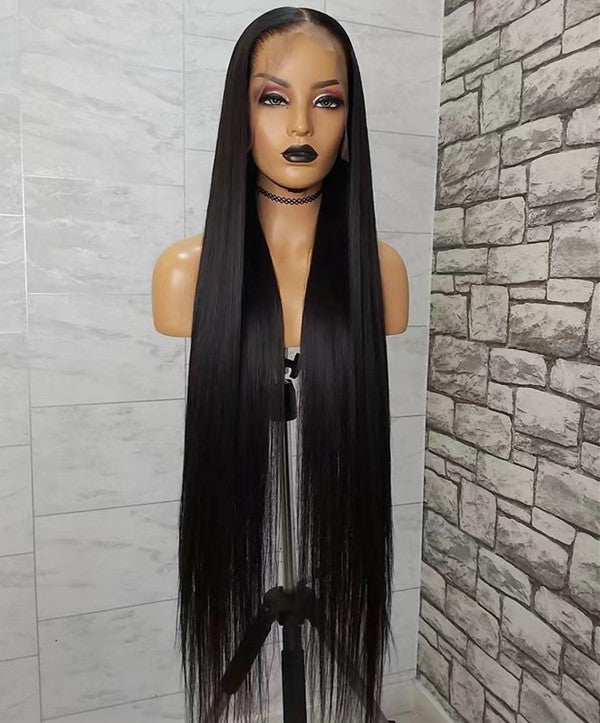 Long 36inch 38inch 40inch Vietnam Virgin Hair  Straight Body Wave 13X4 Lace Front Wig UC029