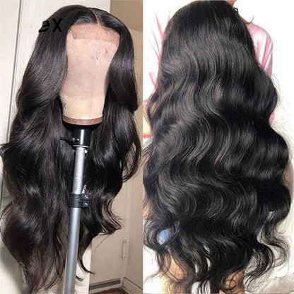 Brazilian Virgin Hair 4x4 HD Glueless Lace Closure Wig Body Wave UC044