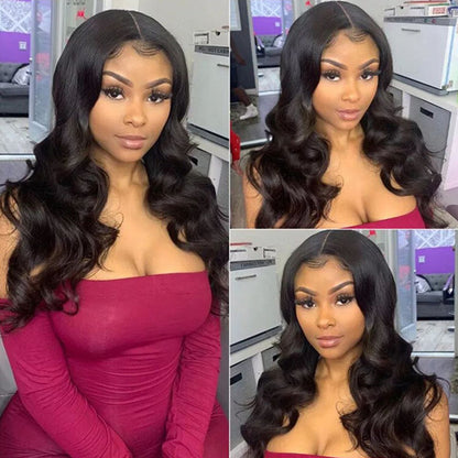 Brazilian Virgin Hair 4x4 HD Glueless Lace Closure Wig Body Wave UC044