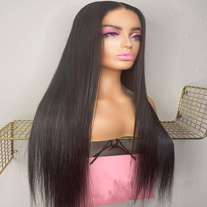 Silky Straight Glueless 5x5 Closure Undetectable HD Lace Long Wig UC015