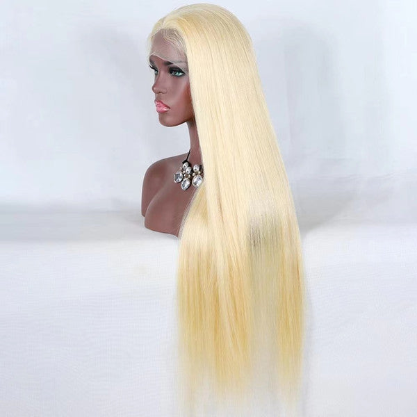 613 Blonde Glueless Lace Front Wigs Vietnam Virgin Hair Straight/Body Wave UC050