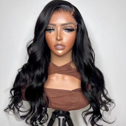 6x6 Glueless Transparent Lace Wig 100% Human Hair ( Straight/ Body Wave)