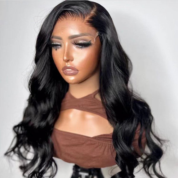 6x6 Glueless Transparent Lace Wig 100% Human Hair ( Straight/ Body Wave)