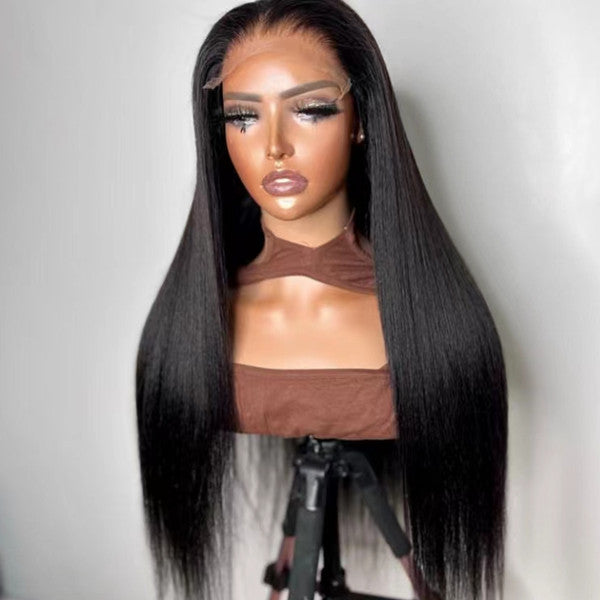 6x6 Glueless Transparent Lace Wig 100% Human Hair ( Straight/ Body Wave)