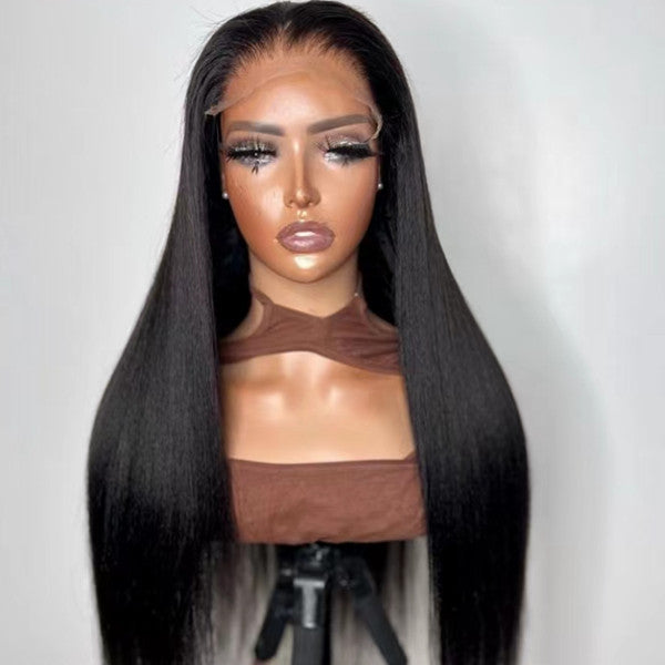 6x6 Glueless Transparent Lace Wig 100% Human Hair ( Straight/ Body Wave)