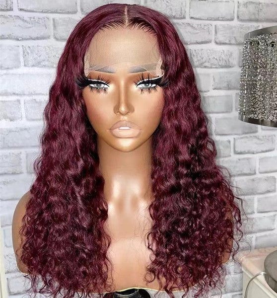 New Fabulous Color Water Wave  13x4  Lace Front Wig  UC014