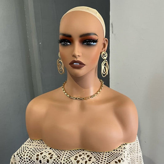 Mannequin Head Bust Wig Head Stand for Wigs Display DH410