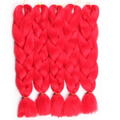 100g 24inch Extensions  Ombre Pre Stretched Jumbo Braid Synthetic Braiding Hair UC057